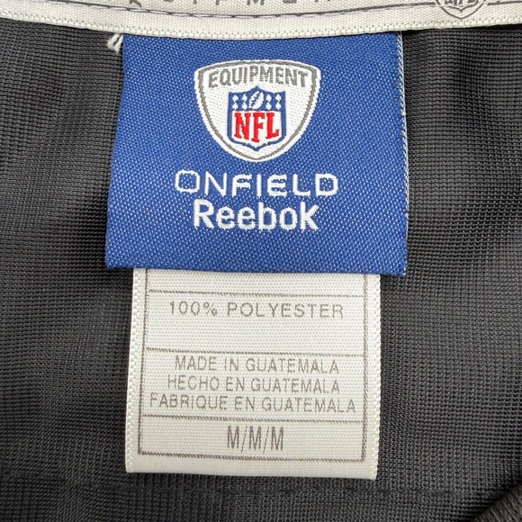 Reebok Pittsburgh Steelers Jersey Mens Medium Black Troy Polamalu 43 NFL Onfield - Picture 3 of 11